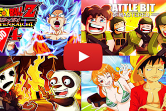 draw cartoon youtube thumbnails about anything