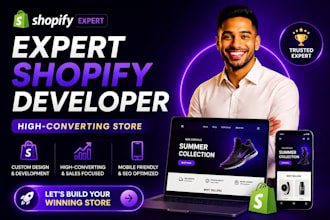 shopify landing page design, cro audit and product page optimisation expert