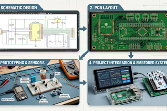 design circuit schematics pcb design esp32 sensors stm32 raspberry pi projects