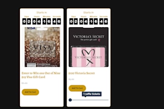 build a legal raffle website, competition website and giveaway website