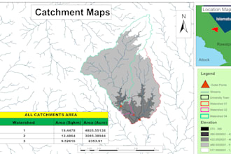do gis spatial analysis, lulc mapping and flood mapping