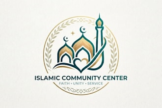 design a beautiful and meaningful mosque logo