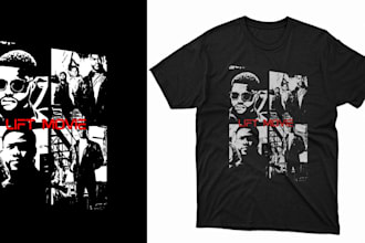 do high quality 90s bootleg rap tee, bootleg t shirt, vintage tee design