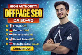 high da 50 usa  dutch nl, canada, german de, uk fr dofollow SEO backlinks