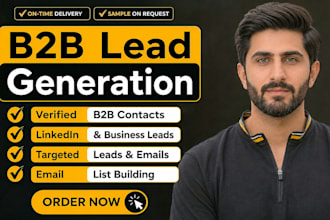 do targeted b2b lead generation, linkedin lead generation, email list building