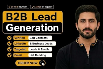 do targeted b2b lead generation, linkedin lead generation, email list building