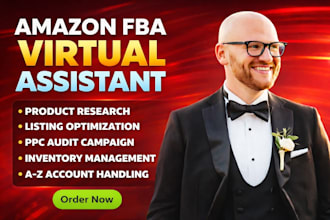 be your amazon virtual assistant for wholesale fba