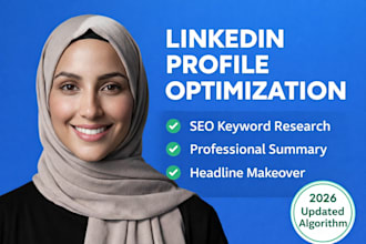 provide a linkedin makeover and SEO keyword optimization