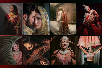 do indian cinematic wedding video editing