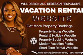 vacation rental website property rental website vacation rental landing page