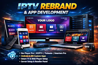do iptv rebrand, ibo player pro, xciptv, iptv app apk with admin panel
