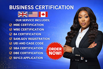 sam gov registration, mbe certification, 501c3, uei , ein number, cage code