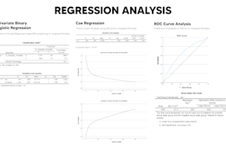 do medical research data analysis and statistical analysis with spss