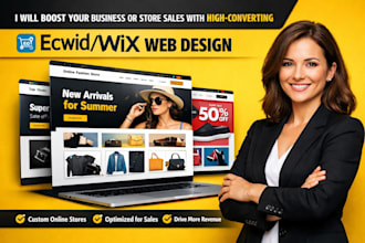 set up ecwid website design ecommerce store lightspeed product listing redesign