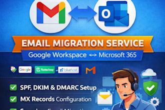 migrate email to google workspace office 365 professionally