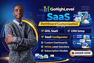 gohighlevel saas ghl white labelling dashboard customization CRM setup ghl saas