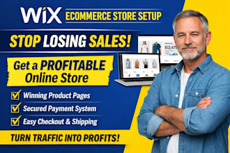 build wix ecommerce website design wix online store setup and redesign