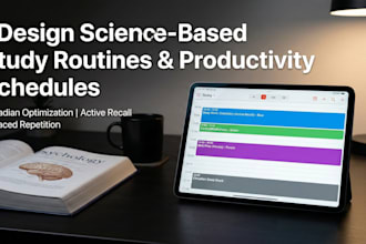 provide the science based study and routine planner