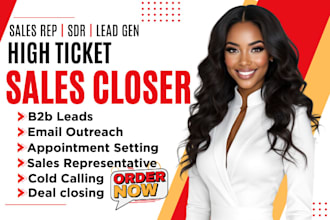 sales closer commission based sales closer b2b sales representative salesperson
