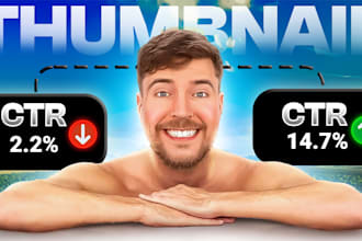 design the best youtube thumbnail