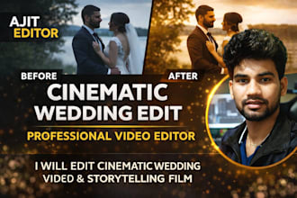 edit cinematic wedding highlights storytelling film