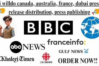 do canada, australia, france, dubai press release distribution, press publishing