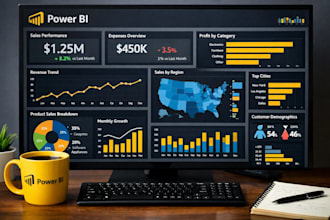 create a professional power bi dashboard