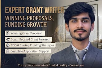 write a winning grant proposal and research funding opportunities
