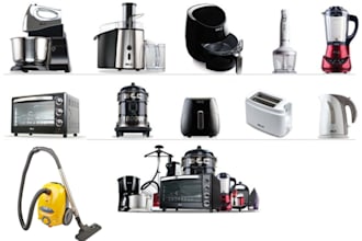 render 3d pet tech electronics home gadgets and kitchen appliances in solidwork