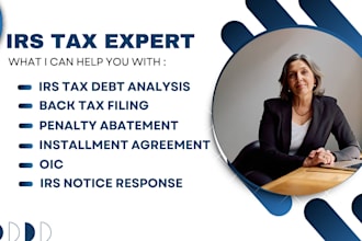 file your back taxes and help with tax debt to  reduce irs penalties