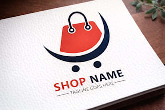 design a modern grocery store logo supermarket