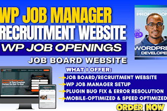 job board website wp job openings, wp job manager website recruitment website