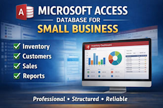 design a professional database for small business