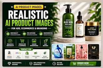 create realistic ai product images for your brand