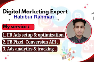 setup facebook ads, fb pixel and conversion API tracking