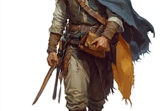 fantasy dnd character illustration