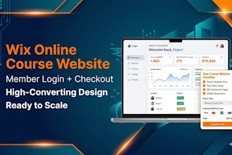 build a wix online course website with membership and recurring payments