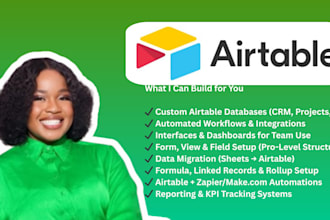 build scalable airtable databases, workflows, and business systems