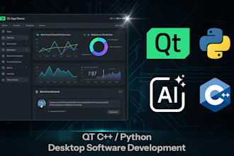 build professional qt python or cpp desktop apps