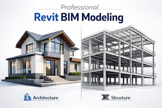 design accurate architectural plans and  bim models in revit