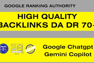 create high DR 70 SEO backlinks with geo llm optimization and moz da authority