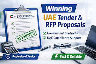 write and review winning uae tender, rfp and bid proposal