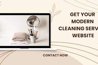 build a cleaning service website