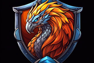 do a fantasy game logo
