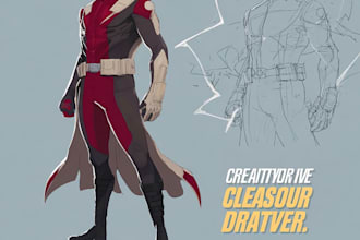 create scifi, fantasy, superhero character