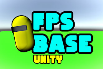 create a fps base game in unity