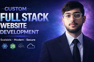 develop custom full stack web app for startup and small business