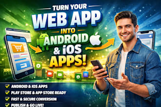 convert your rork or lovable web app to android and ios app