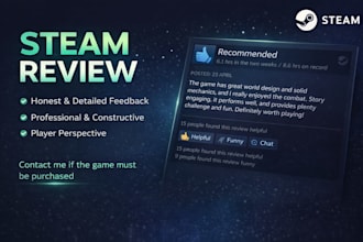 review your game on steam