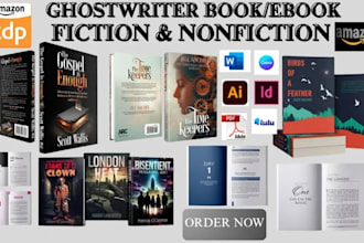 design a professional book cover for KDP, ebook, or paperback